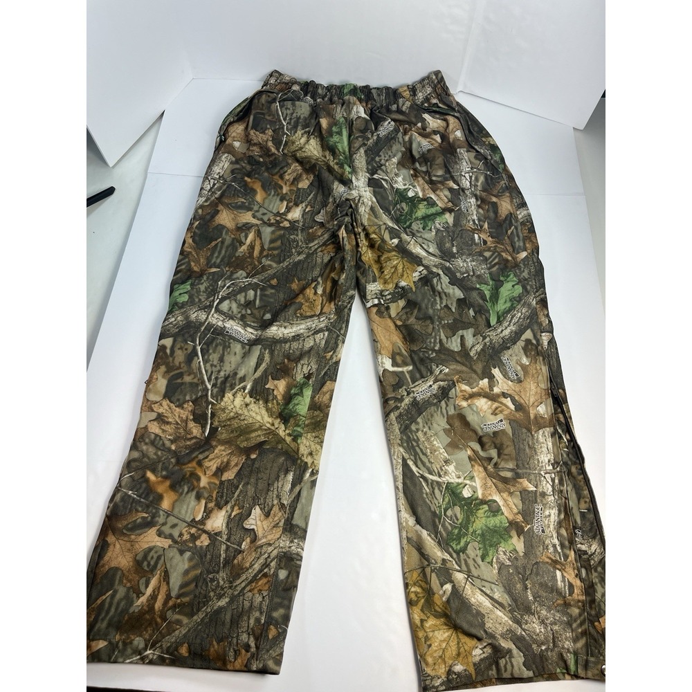 Remington Pants Mens XXL Mossy Oak Camo Insulated Hunting Outdoors Zip Legs